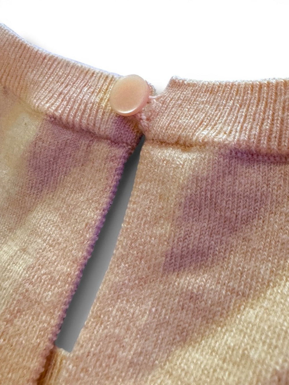 NWT J Crew Featherweight Cashmere-Blend Cropped Sweater Shell - Peach Coral Sz M - Picture 6 of 11